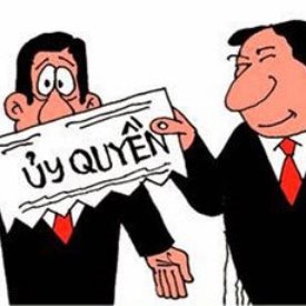  ĐẠI DIỆN  ỦY QUYỀN NGOÀI TỐ TỤNG