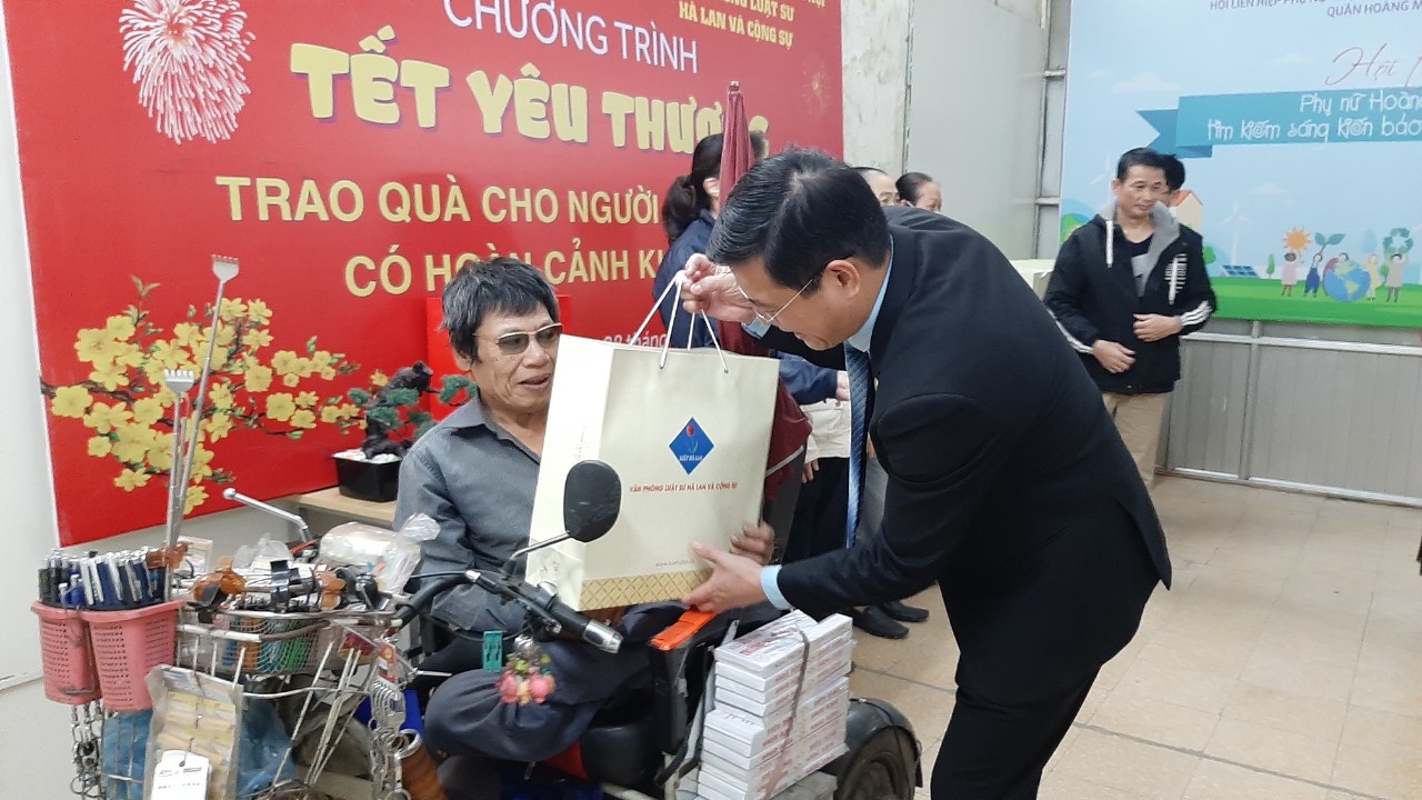 Chương trình từ thiện tại Hội người khuyết tật quận Hoàng Mai ngày 08/01/2023