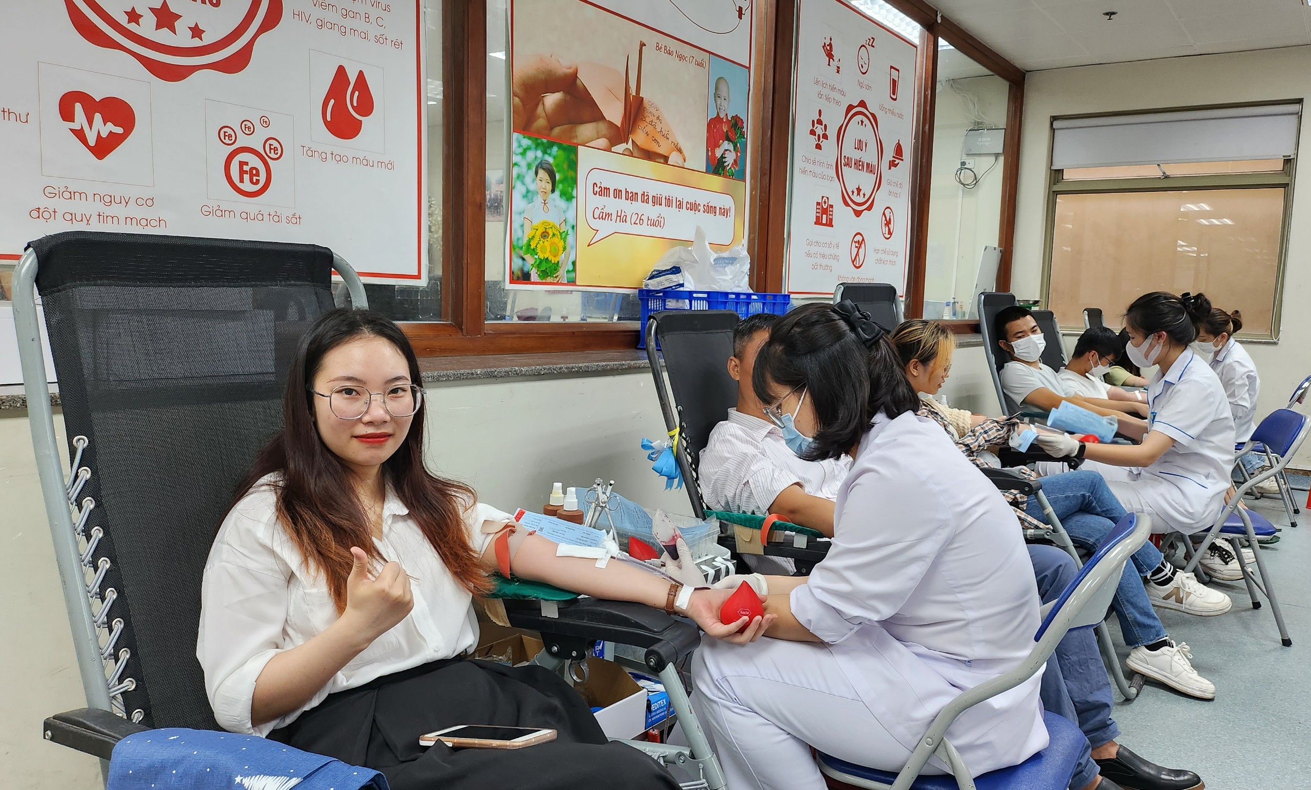 Hoạt động  hiến máu nhân đạo đợt 2-2023
