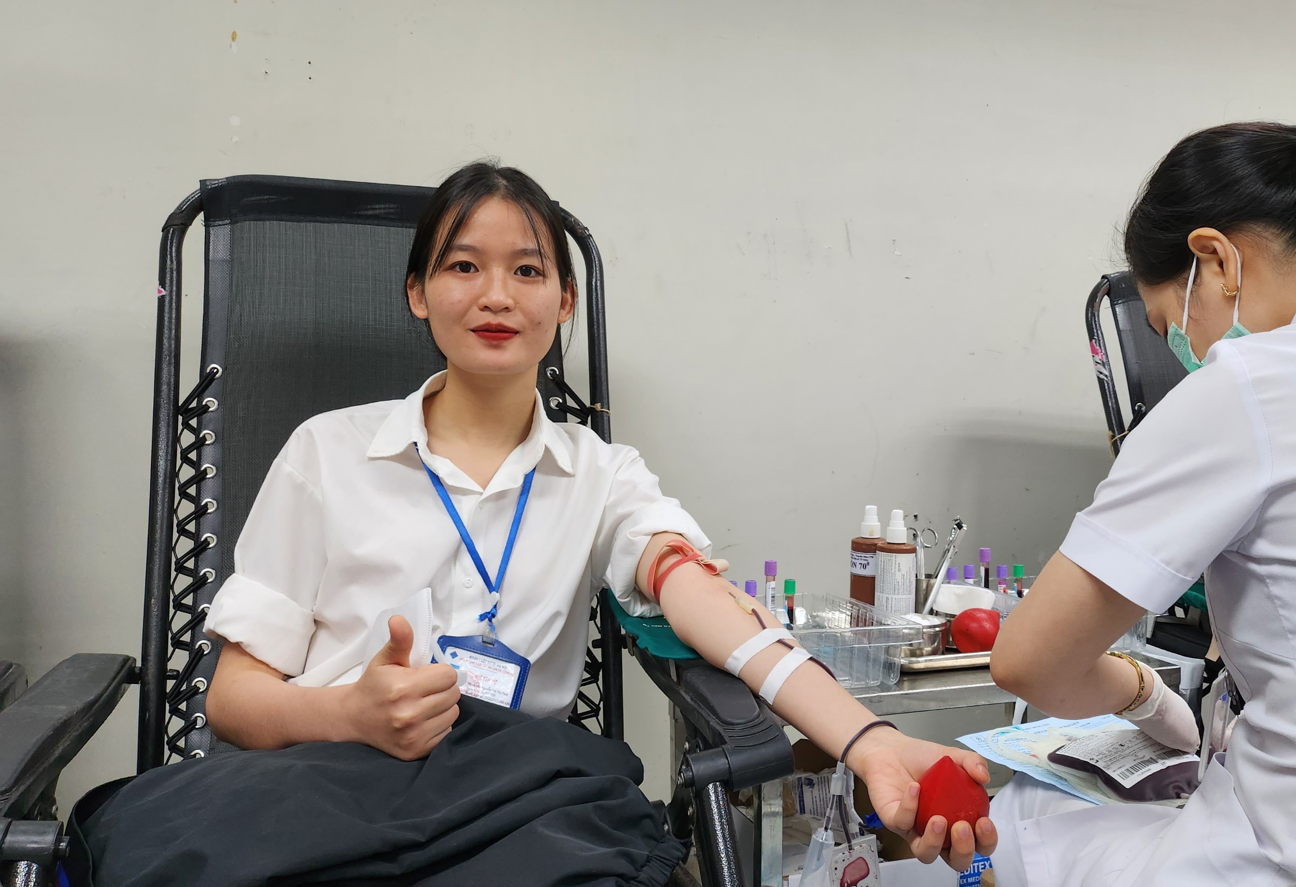 Hoạt động  hiến máu nhân đạo đợt 2-2023