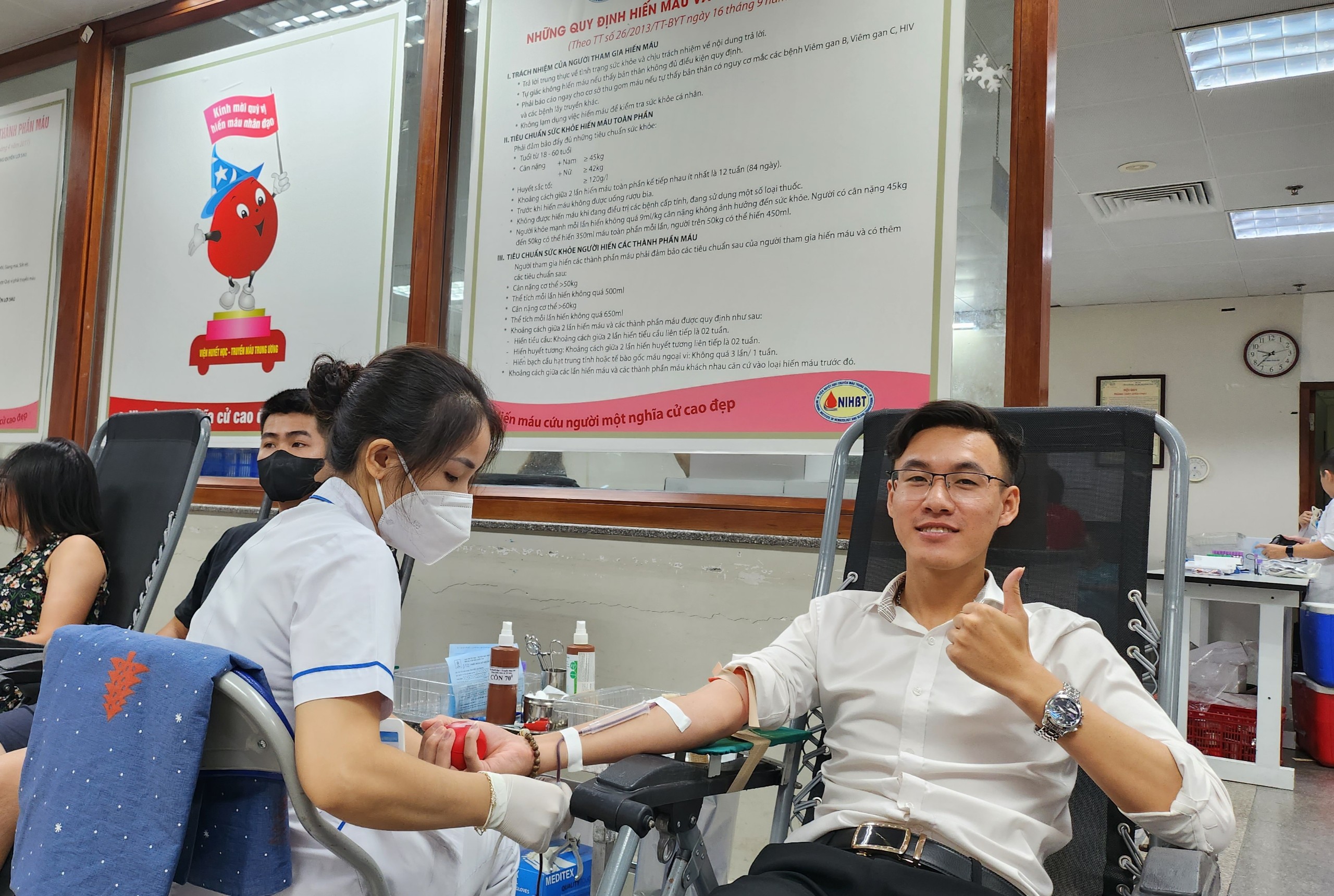 Hoạt động  hiến máu nhân đạo đợt 2-2023